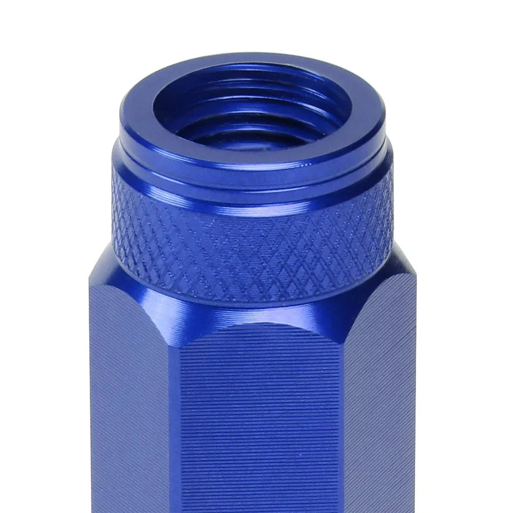 J2 Engineering Lug Nuts (M12 x 1.25) 20 Piece Set With Open Knurled End - Black / Blue / Red - Image 154