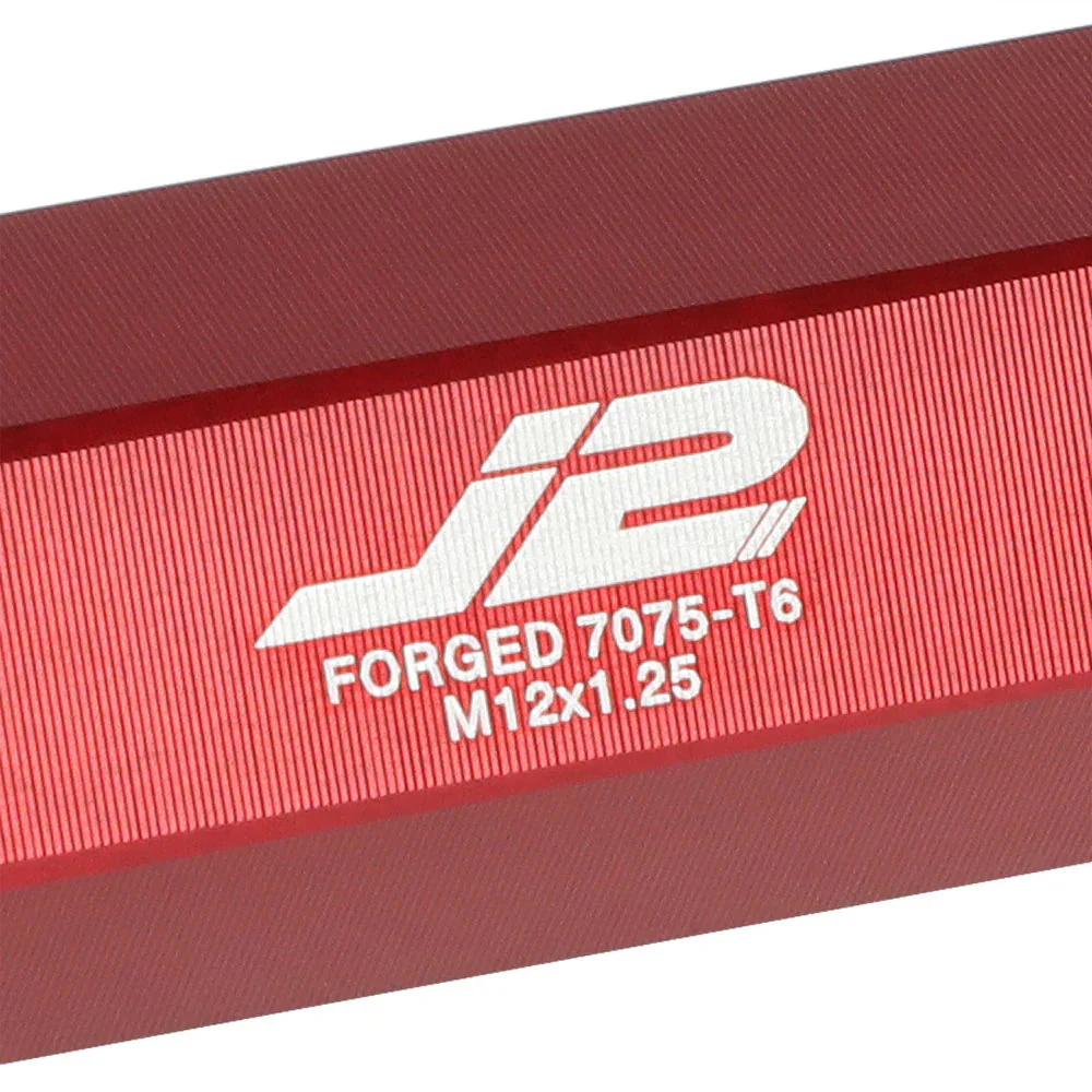 J2 Engineering Lug Nuts (M12 x 1.25) 20 Piece Set With Open Knurled End - Black / Blue / Red - Image 157