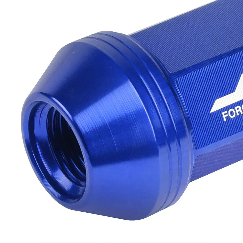 J2 Engineering Lug Nuts (M12 x 1.25) 20 Piece Set With Open Knurled End - Black / Blue / Red - Image 63