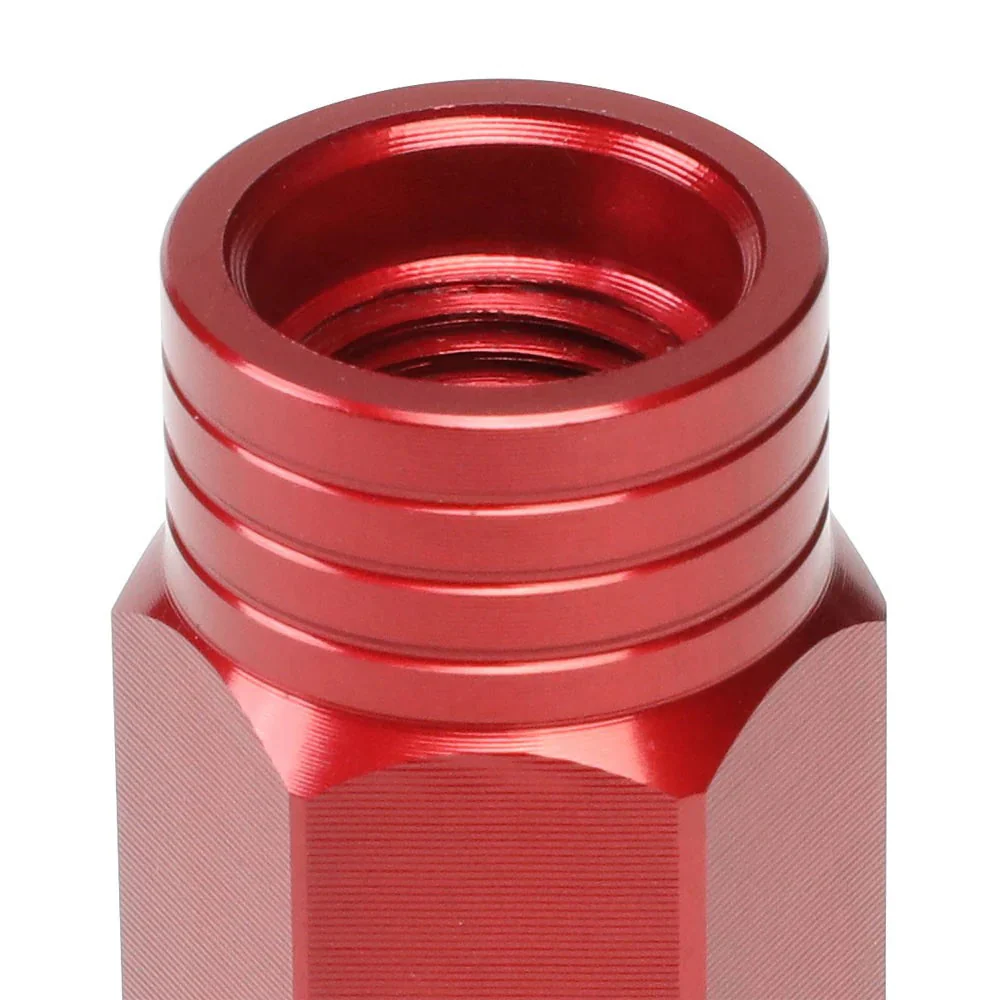 J2 Engineering Lug Nuts (M12 x 1.25) 20 Piece Set With Open Knurled or Triple Groove End - Black / Blue / Red - Image 30