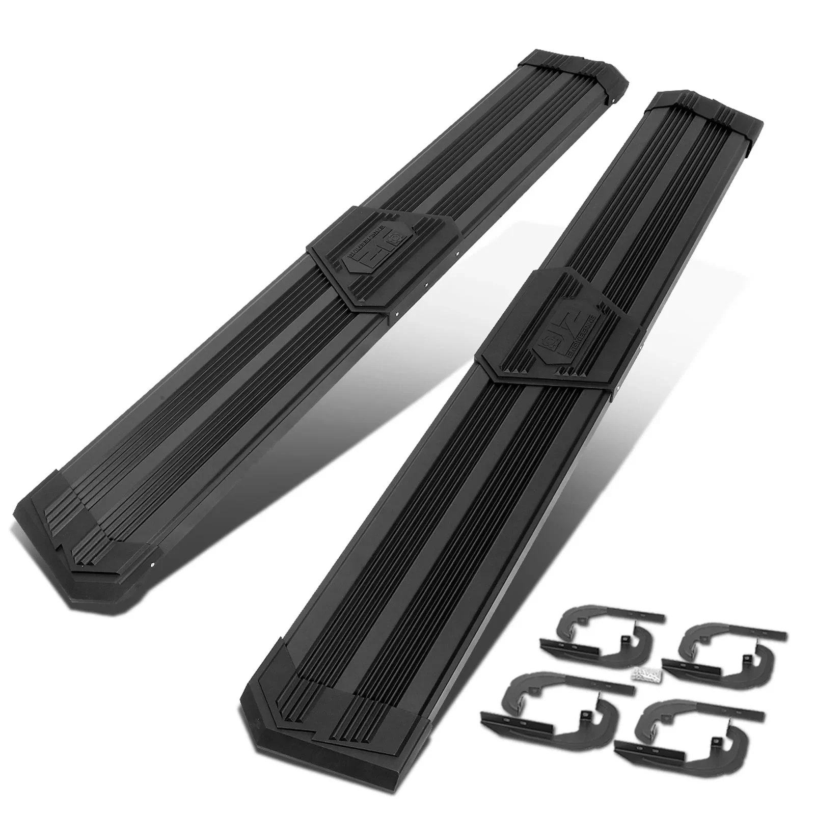 J2 Engineering Running Boards for Chevy Silverado / GMC Sierra (2019-2021) 10" Side Step Black or Chrome - Image 5