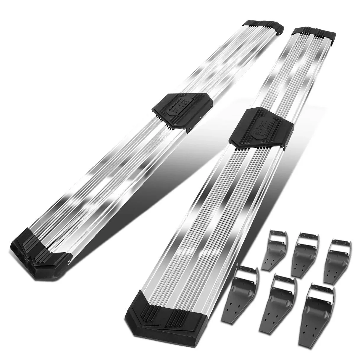 J2 Engineering Running Boards for Ford F150 (2015-2022) 10" Side Step Black or Chrome
