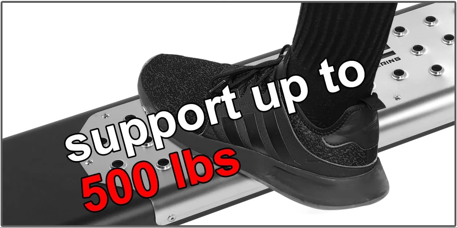 J2 Engineering Running Boards for Toyota Tacoma (2005-2022) 10" Black Perforated Style Side Step - Image 6