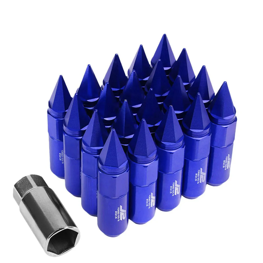 J2 Engineering Spike Lug Nuts (M12 x 1.25) 20 Piece Set With Open End - Black / Blue / Red (Copy) - Image 31
