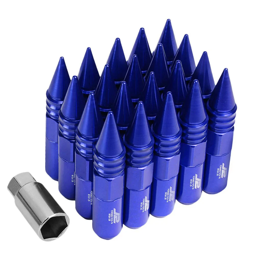 J2 Engineering Spike Lug Nuts (M12 x 1.25) 20 Piece Set With Open End - Black / Blue / Red (Copy) - Image 43