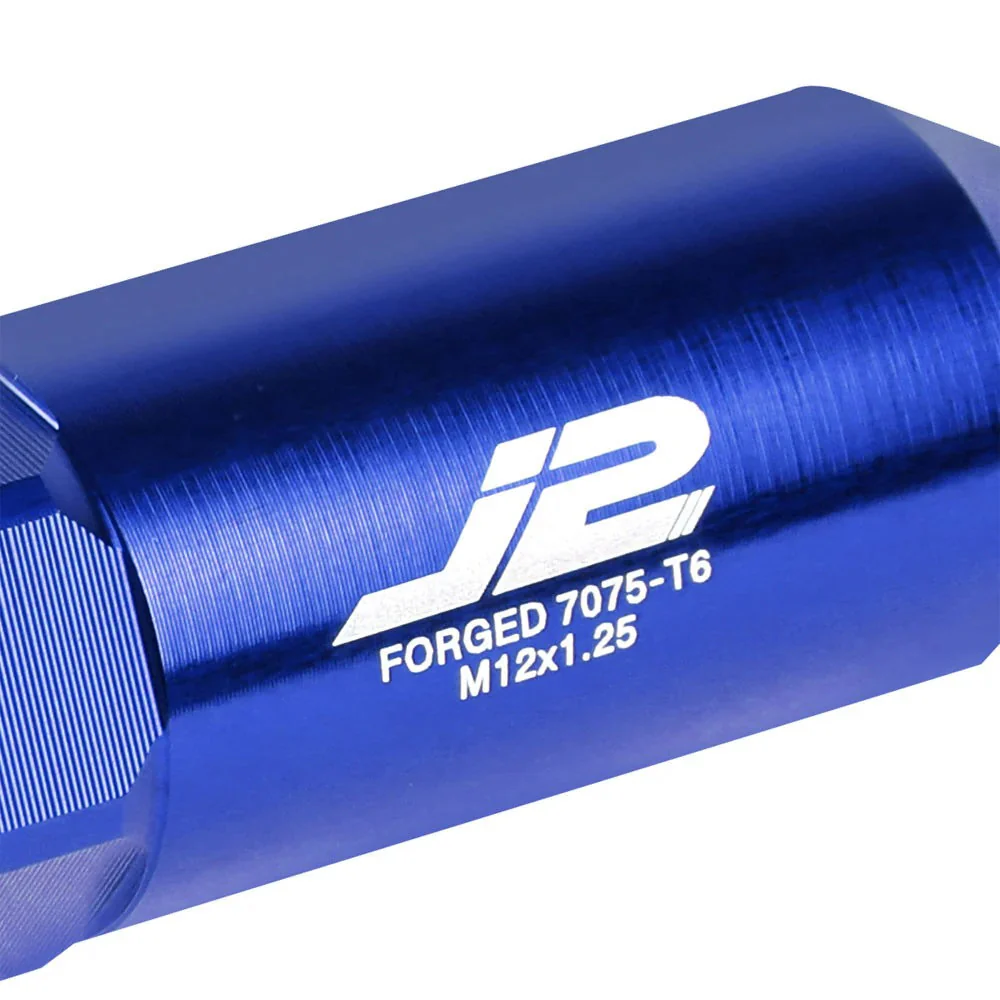 J2 Engineering Spike Lug Nuts (M12 x 1.25) 20 Piece Set With Open End - Black / Blue / Red (Copy) - Image 46