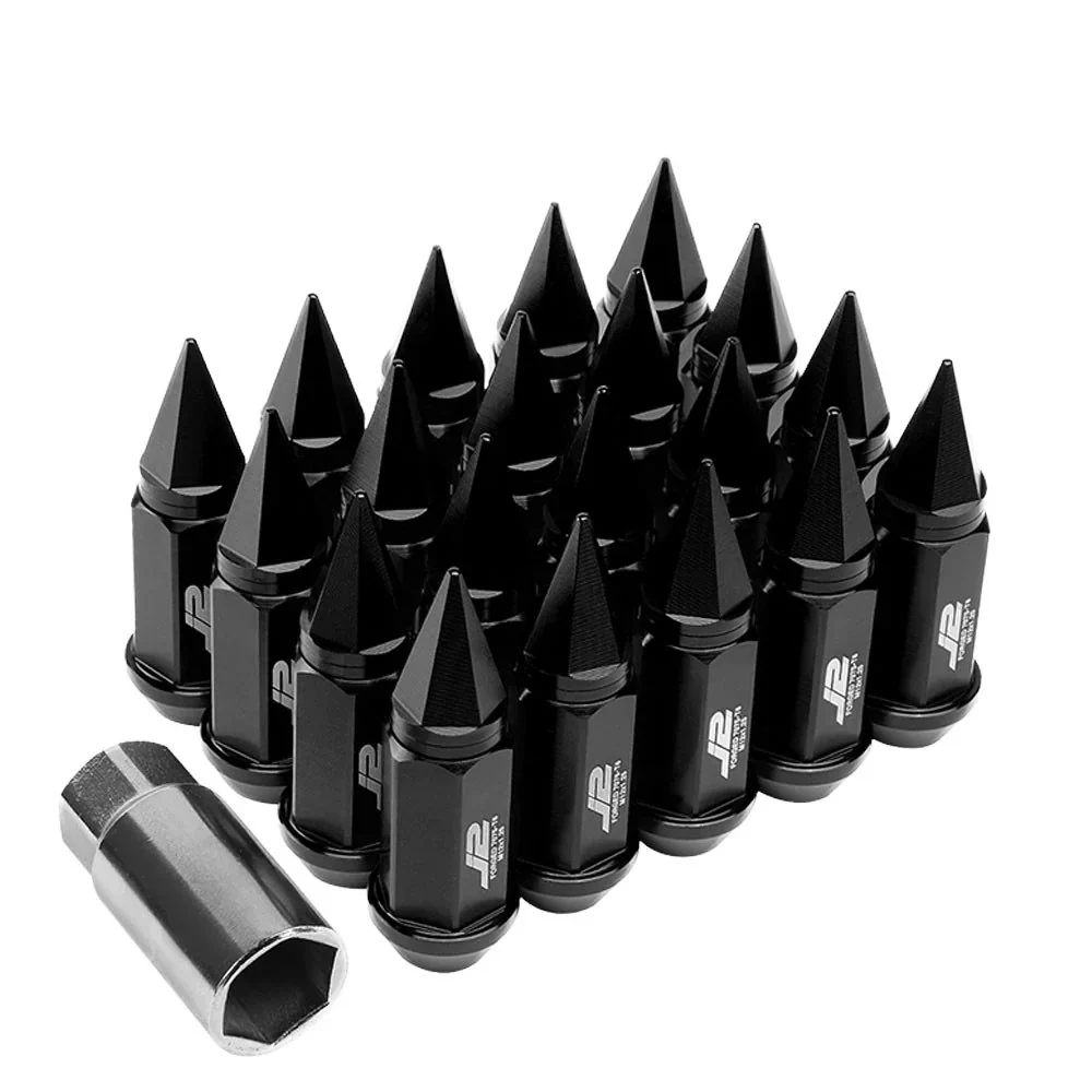J2 Engineering Spike Lug Nuts (M12 x 1.25) 20 Piece Set With Open End - Black / Blue / Red (Copy) - Image 7