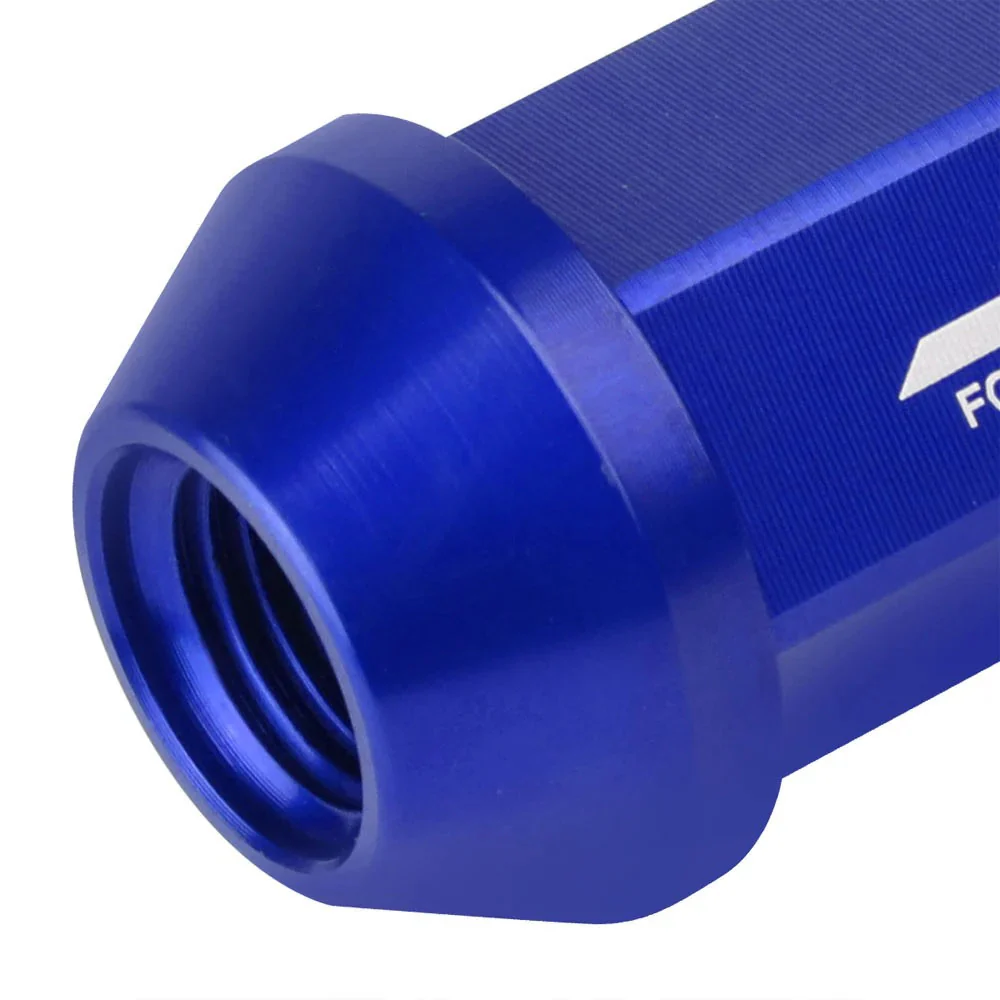 J2 Engineering Lug Nuts (M12 x 1.25) 20 Piece Set With Open End - Black / Blue / Red - Image 15