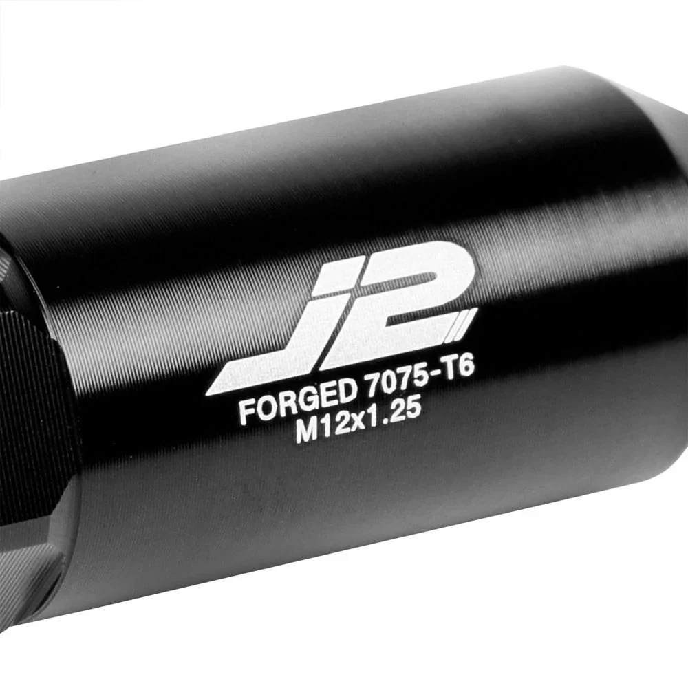 J2 Engineering Lug Nuts (M12 x 1.25) 20 Piece Set With Open End - Black / Blue / Red - Image 21