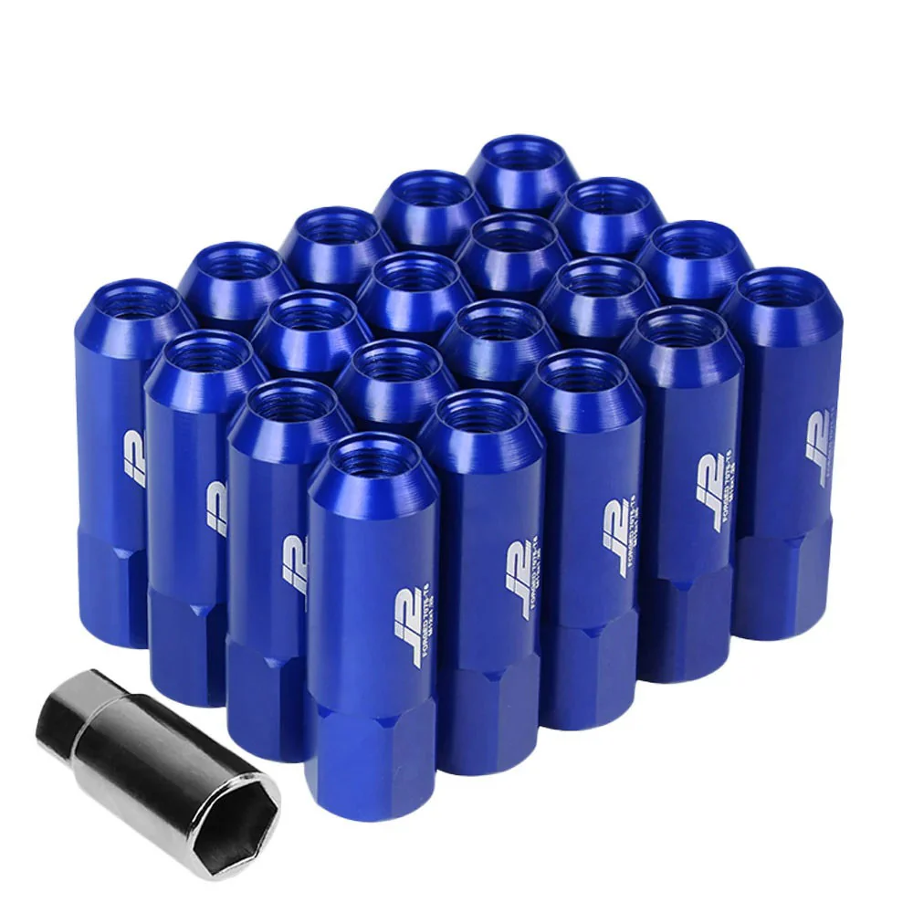 J2 Engineering Lug Nuts (M12 x 1.25) 20 Piece Set With Open End - Black / Blue / Red - Image 25