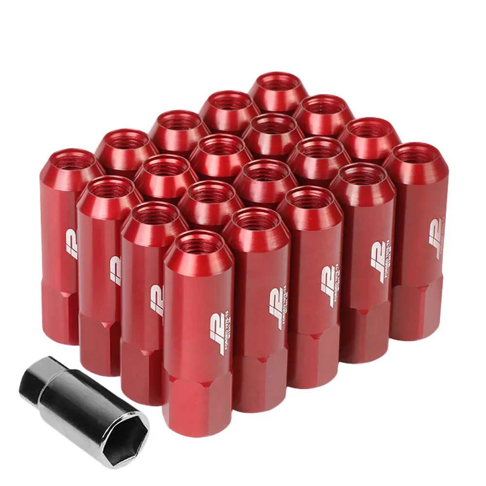 J2 Engineering Lug Nuts (M12 x 1.25) 20 Piece Set With Open End - Black / Blue / Red - Image 31