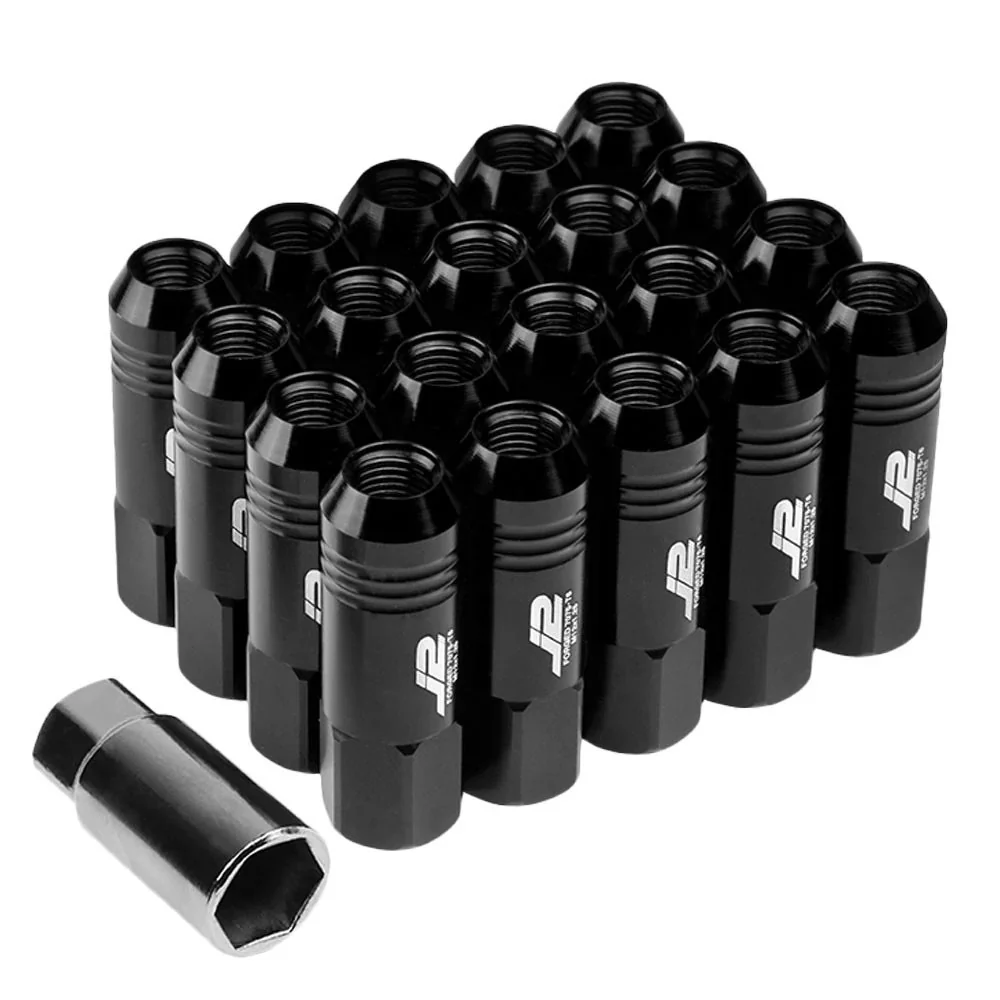 J2 Engineering Lug Nuts (M12 x 1.25) 20 Piece Set With Open End - Black / Blue / Red - Image 36