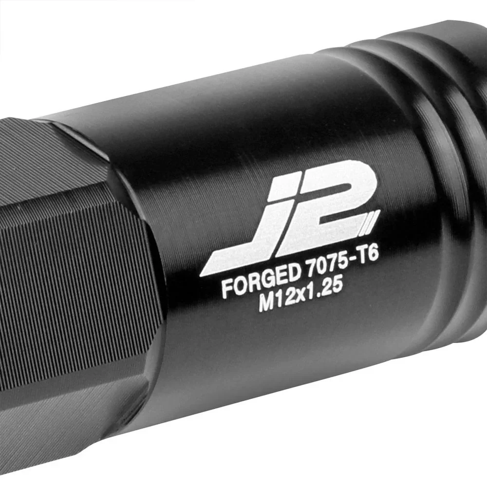 J2 Engineering Lug Nuts (M12 x 1.25) 20 Piece Set With Open End - Black / Blue / Red - Image 38