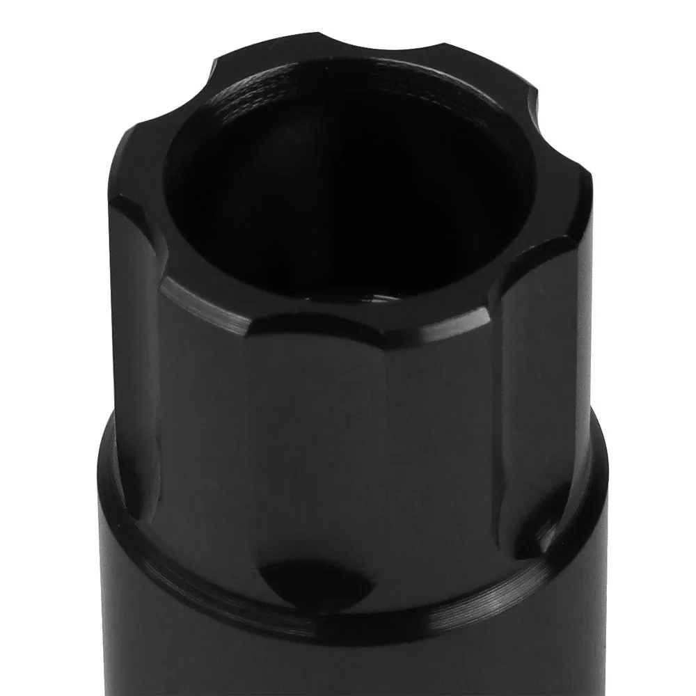 J2 Engineering Spiked Lug Nuts (M12 x 1.25) 20 Piece Set With Open Spline End - Black / Blue / Red - Image 10