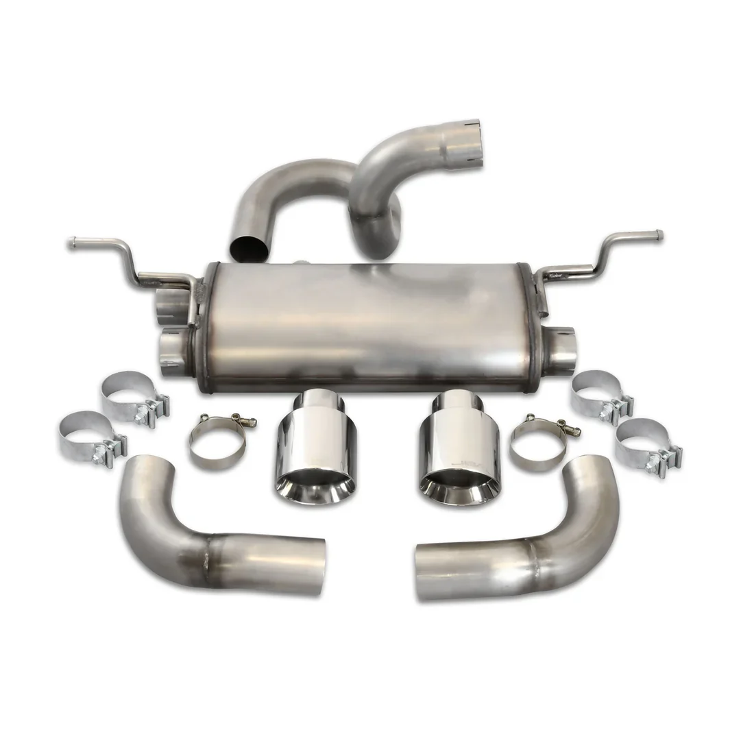 JBA Exhaust Jeep Wrangler JL 2.0L/ 3.6L V6 (18-20) Axleback 2.5" Stainless Steel - 30-1544 - Image 2