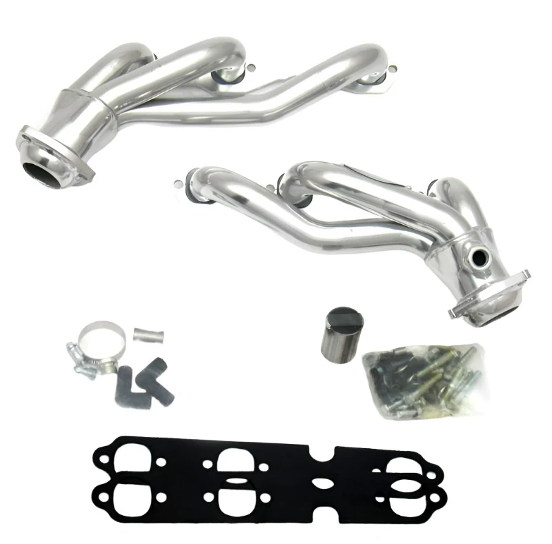 JBA Shorty Headers Chevy C/K 1500/2500 4.3L V6 (88-95) CARB/Smog Legal 1 1/2" - Stainless Steel - Silver Ceramic or Raw Finish
