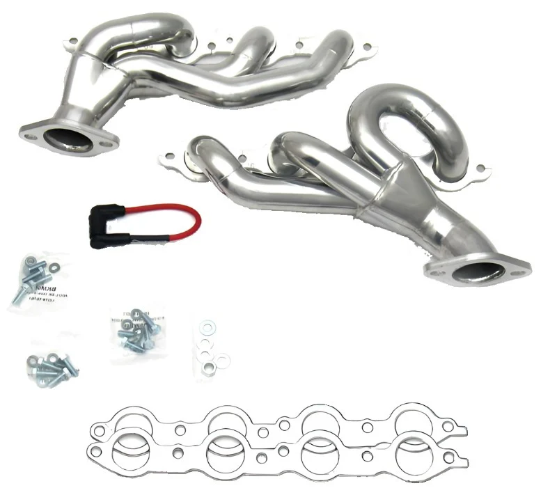 JBA Shorty Headers Chevy Camaro SS 6.2L V8 (10-15) CARB/Smog Legal 1 3/4" - Silver Ceramic or Raw Finish - Image 2