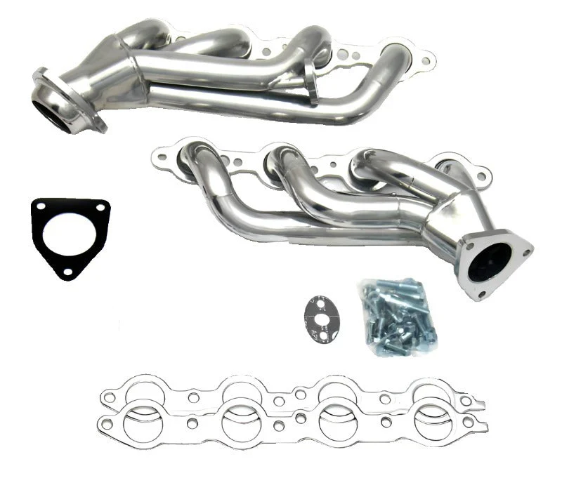 JBA Shorty Headers Chevy Tahoe 4.8L/5.3L (99-01) CARB/Smog Legal 1 5/8" - Silver Ceramic - 1850SJS