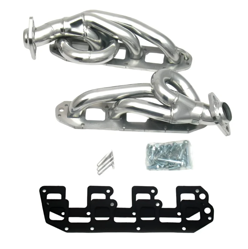 JBA Shorty Headers Dodge Ram 1500/2500/3500 5.7L V8 (03-08) CARB / Smog Legal 1 5/8" Stainless - Raw or Silver Ceramic - Image 2