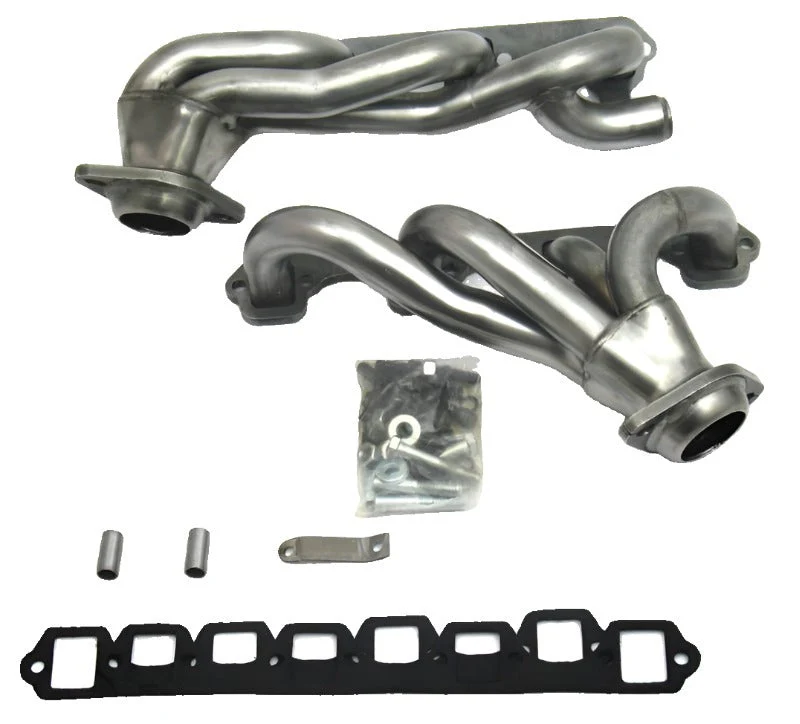 JBA Shorty Headers Ford F350 5.8L V8 (86-96) CARB/Smog Legal - Stainless
