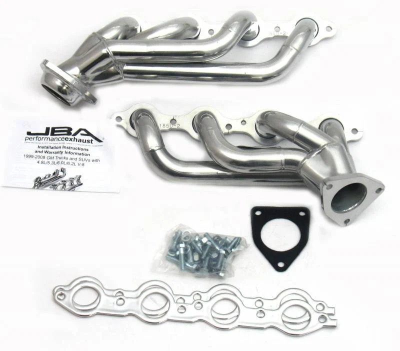 JBA Shorty Headers Hummer H2 6.0L/6.2L (07-13) CARB/Smog Legal 1 5/8" - Stainless or Titanium - Image 2