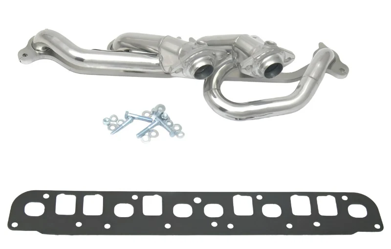 JBA Shorty Headers Jeep Wrangler TJ 4.0 (2000-2006) CARB/Smog Legal 1 1/2" Stainless - Raw or Silver Ceramic - Image 2