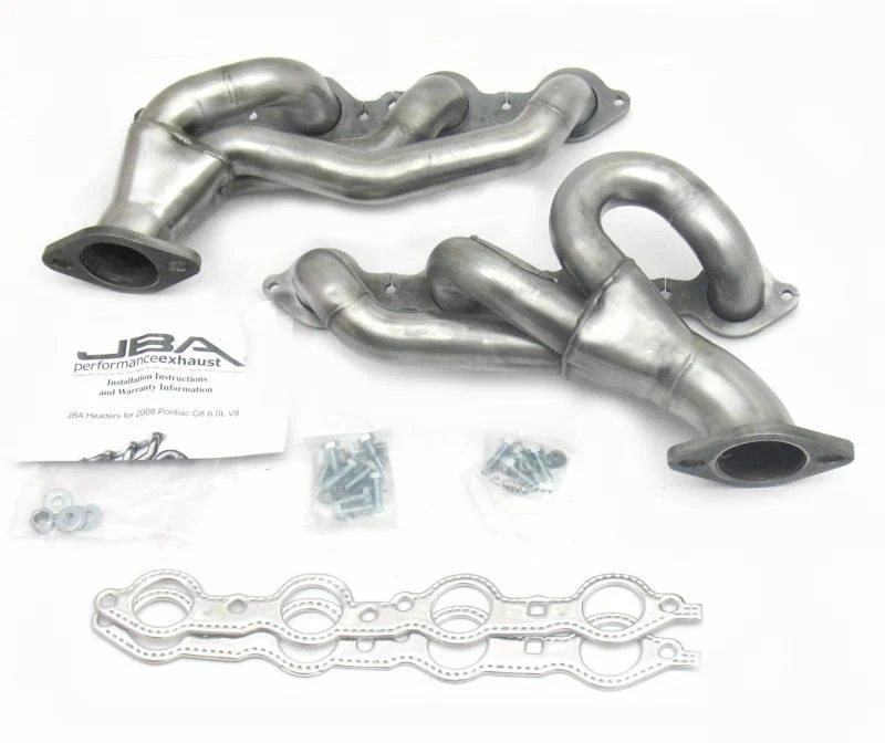 JBA Shorty Headers Pontiac G8 6.0L V8 (08-09) CARB/Smog Legal - Stainless or Titanium