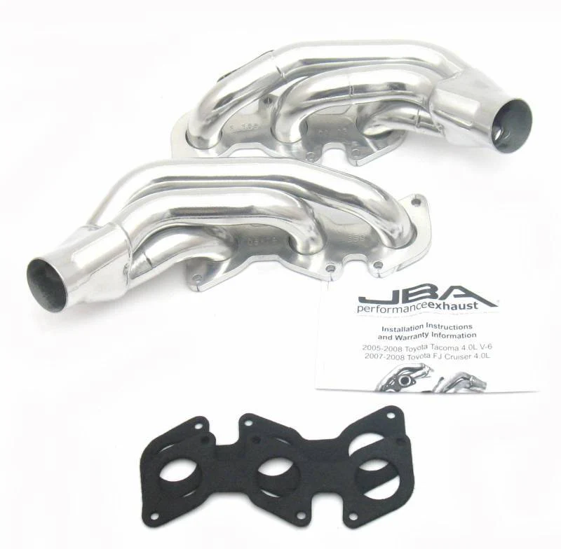 JBA Shorty Headers Toyota 4Runner 4.0L V6 (03-09) CARB/Smog Legal 1 1/2" Silver Ceramic Finish