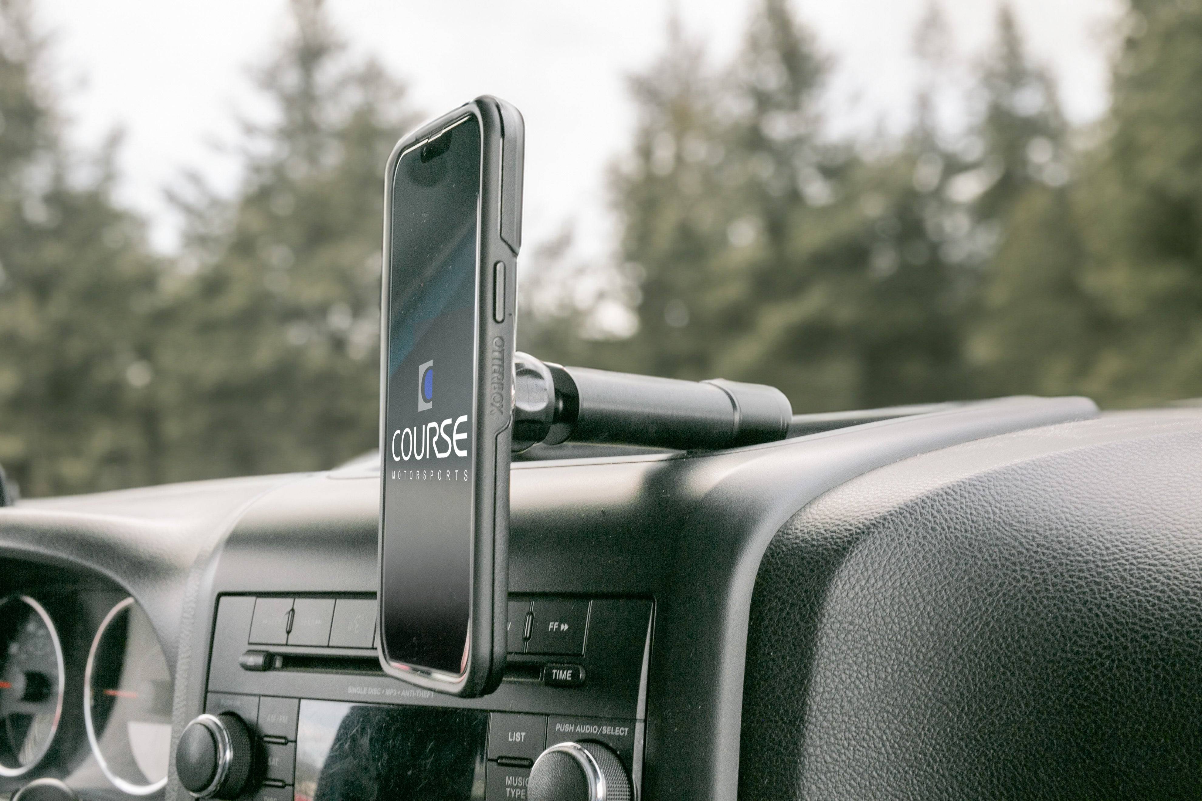 Course Motorsports Phone Mount for Jeep Wrangler (2011-2017) Cradle / Magnetic / MagSafe Wireless Charging - Image 2