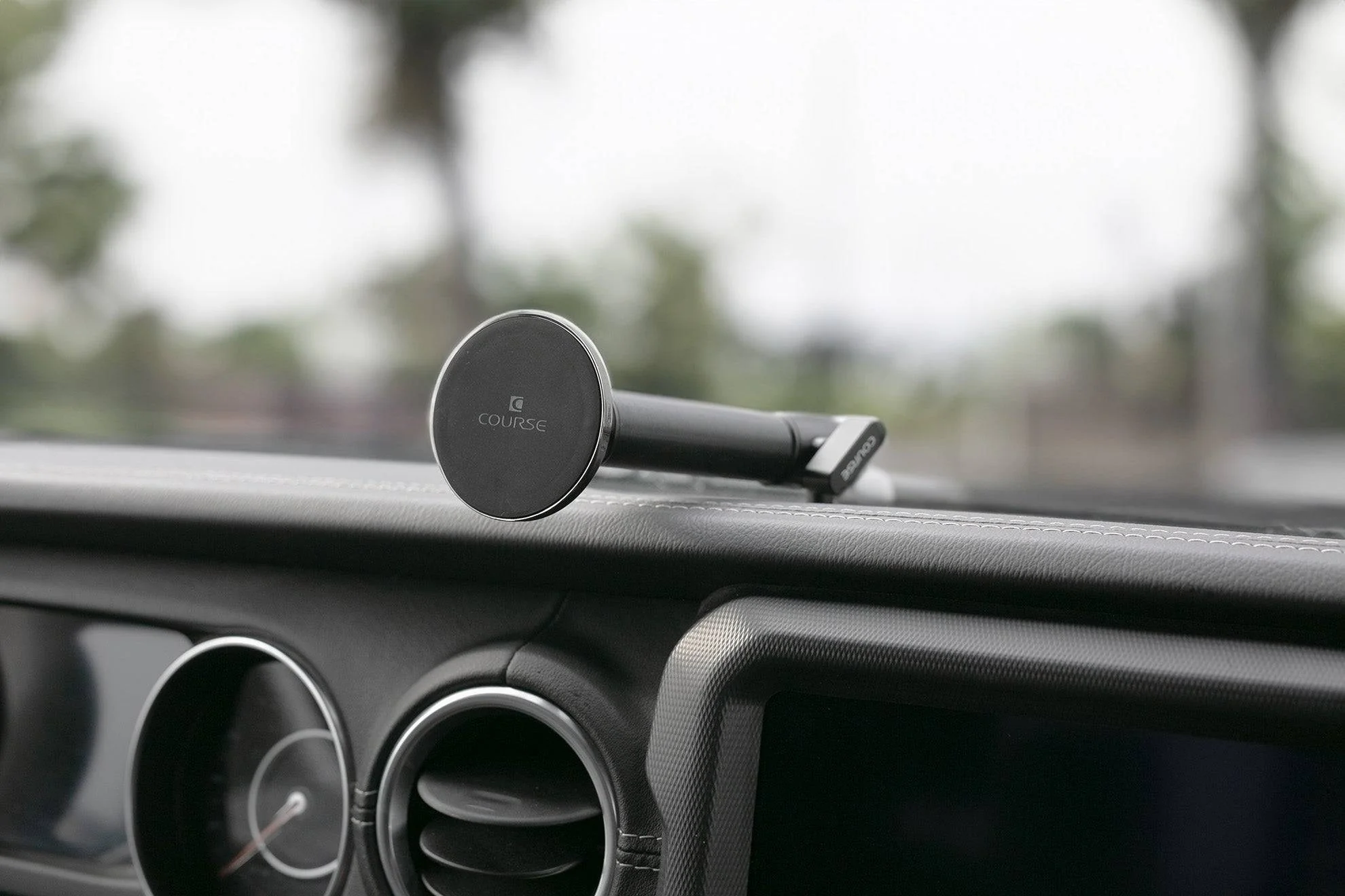 Course Motorsports Phone Mount for Jeep Wrangler JL & Gladiator JT (2018-2023) - Cradle / Magnetic / Magsafe Wireless Charging - Image 4
