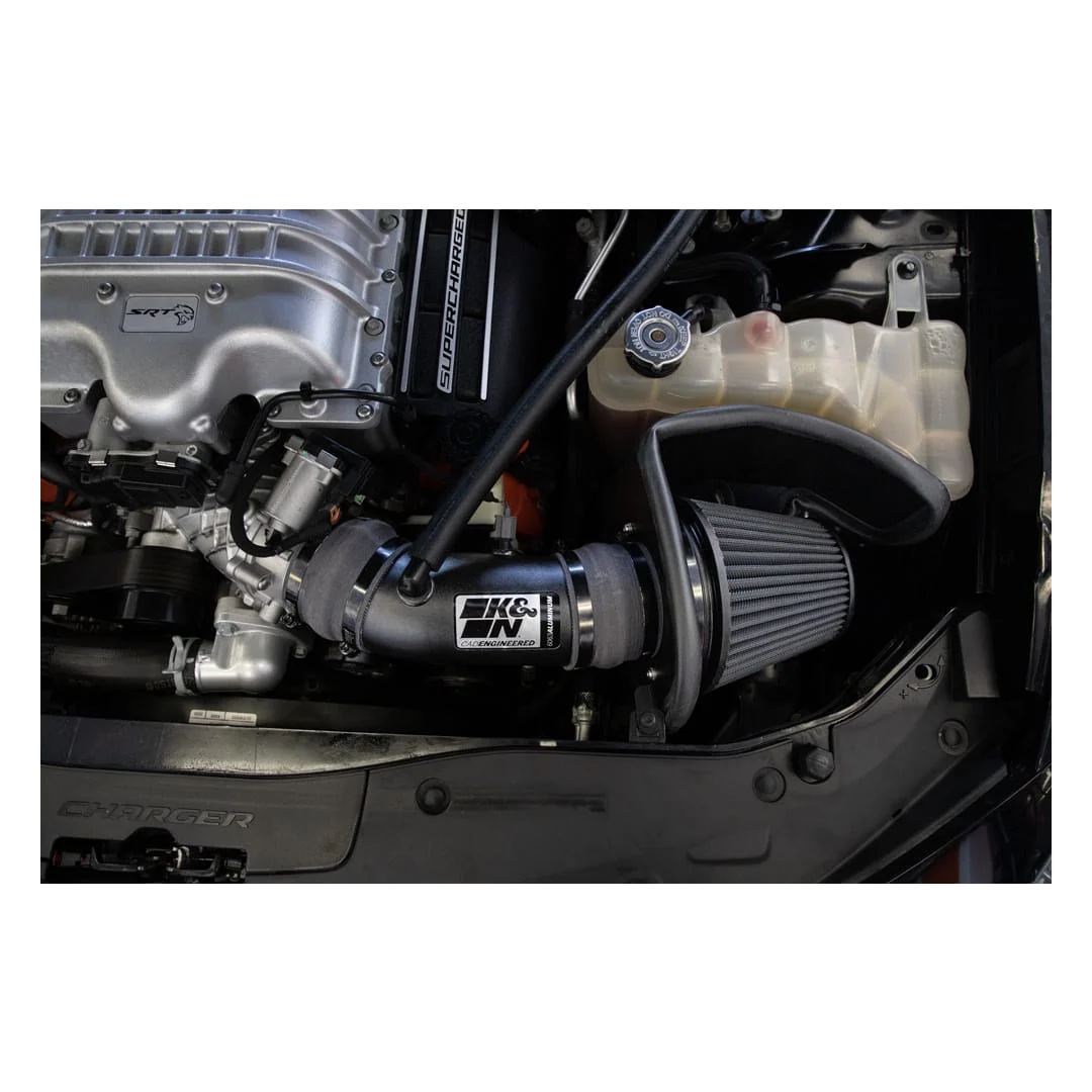 K&N Air Intake System Dodge Charger 6.2L V8 (17-23) [DRYFLOW Series] 30-2553TTK - Image 6