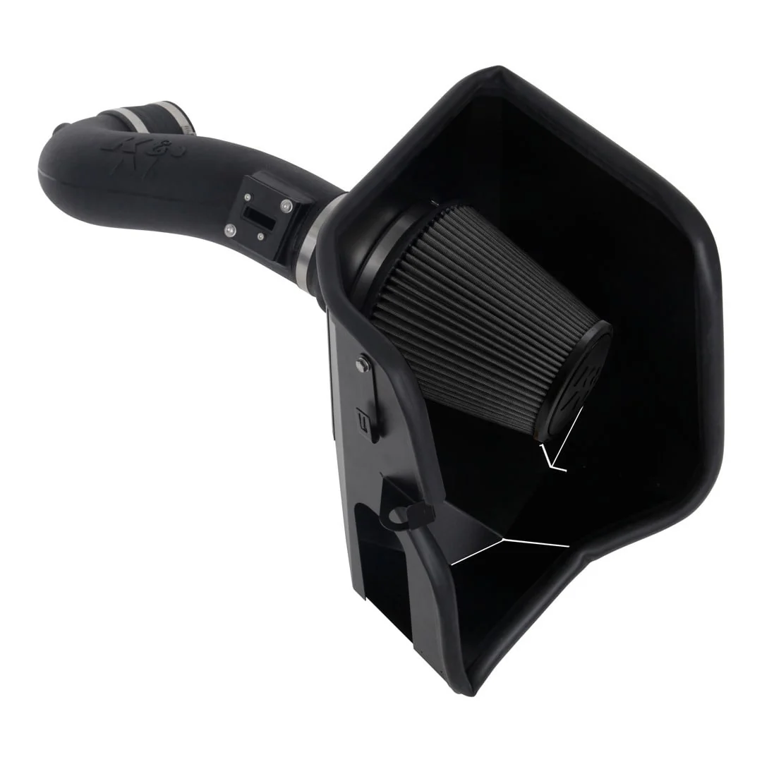 K&N Air Intake System for Chevy Silverado / GMC Sierra 1500 5.3L / 6.2L V8 (2019-2026) DRYFLOW Series 30-3110