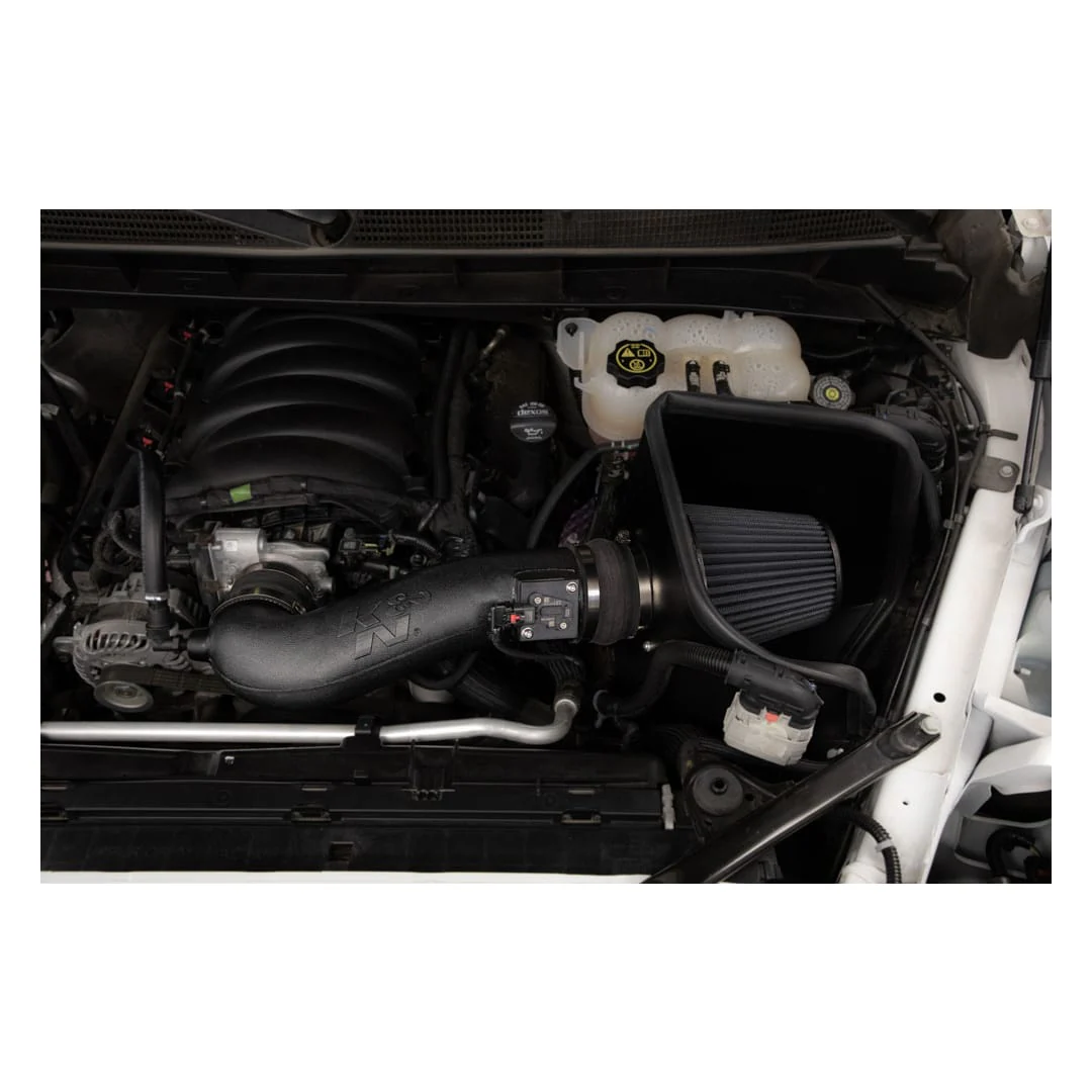 K&N Air Intake System for Chevy Silverado / GMC Sierra 1500 5.3L / 6.2L V8 (2019-2026) DRYFLOW Series 30-3110 - Image 4