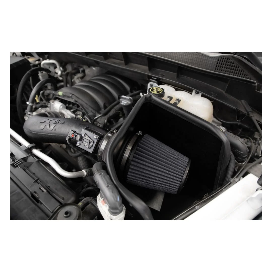 K&N Air Intake System for Chevy Silverado / GMC Sierra 1500 5.3L / 6.2L V8 (2019-2026) DRYFLOW Series 30-3110 - Image 6
