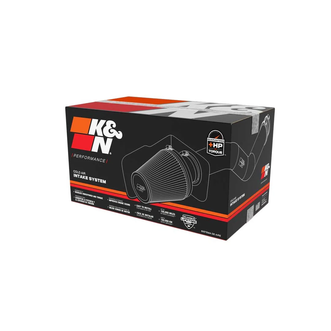 K&N Air Intake System for Cadillac Escalade 6.2L V8 (2015-2020) DRYFLOW Series 30-3082 - Image 8
