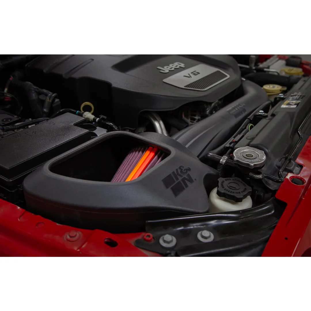 K&N Air Intake System for Jeep Wrangler 3.6L V6 (2012-2018) NEXTGEN Series 50-1566 - Image 6