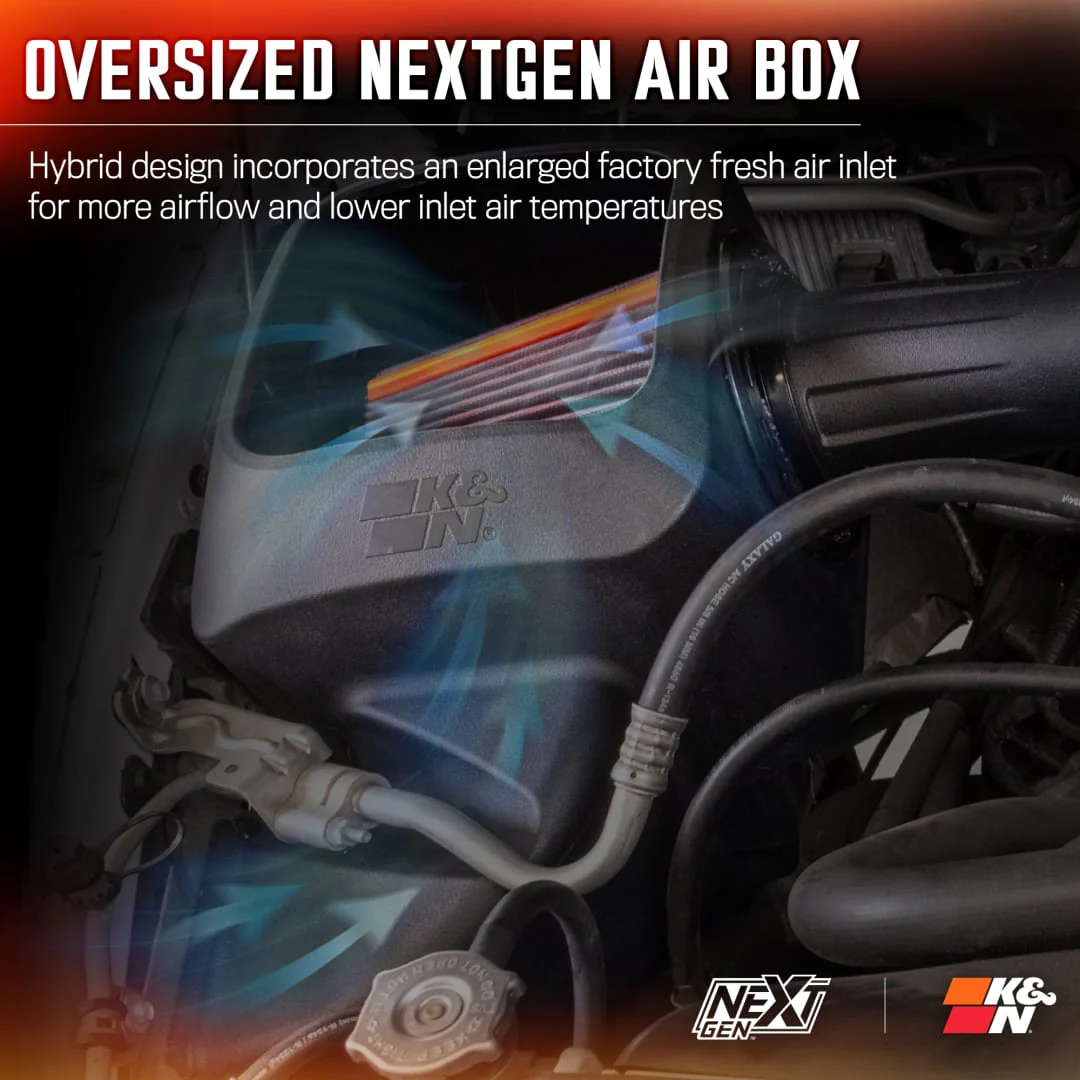 K&N NextGen Air Intake Ram 1500 2500 3500 (2011-2023) 50-1561 - Image 7