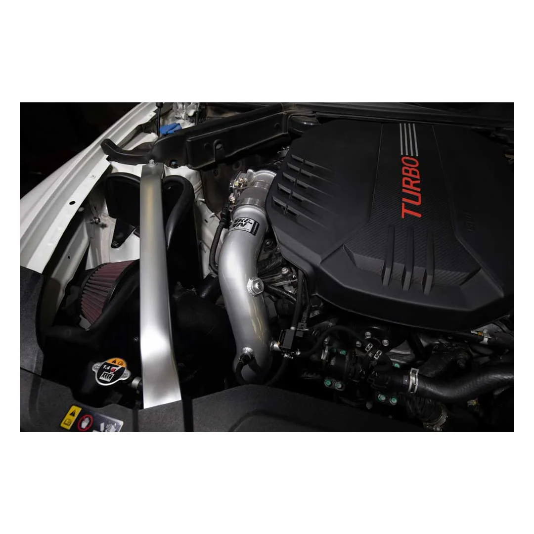 K&N Charge Pipe Kit for Kia Stinger 3.3L V6 (2017-2023) Aluminum Tube 77-1014KS - Image 4