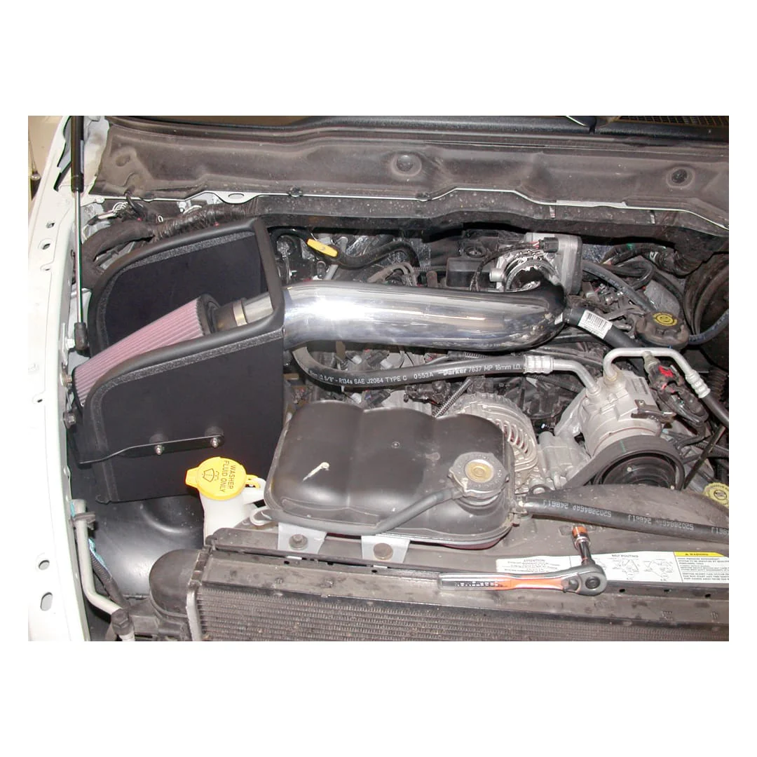 K&N Cold Air Intake Dodge Ram 1500 / 2500 / 3500 5.7L V8 (2003-2008) [77 Series] 77-1533KP - Image 4