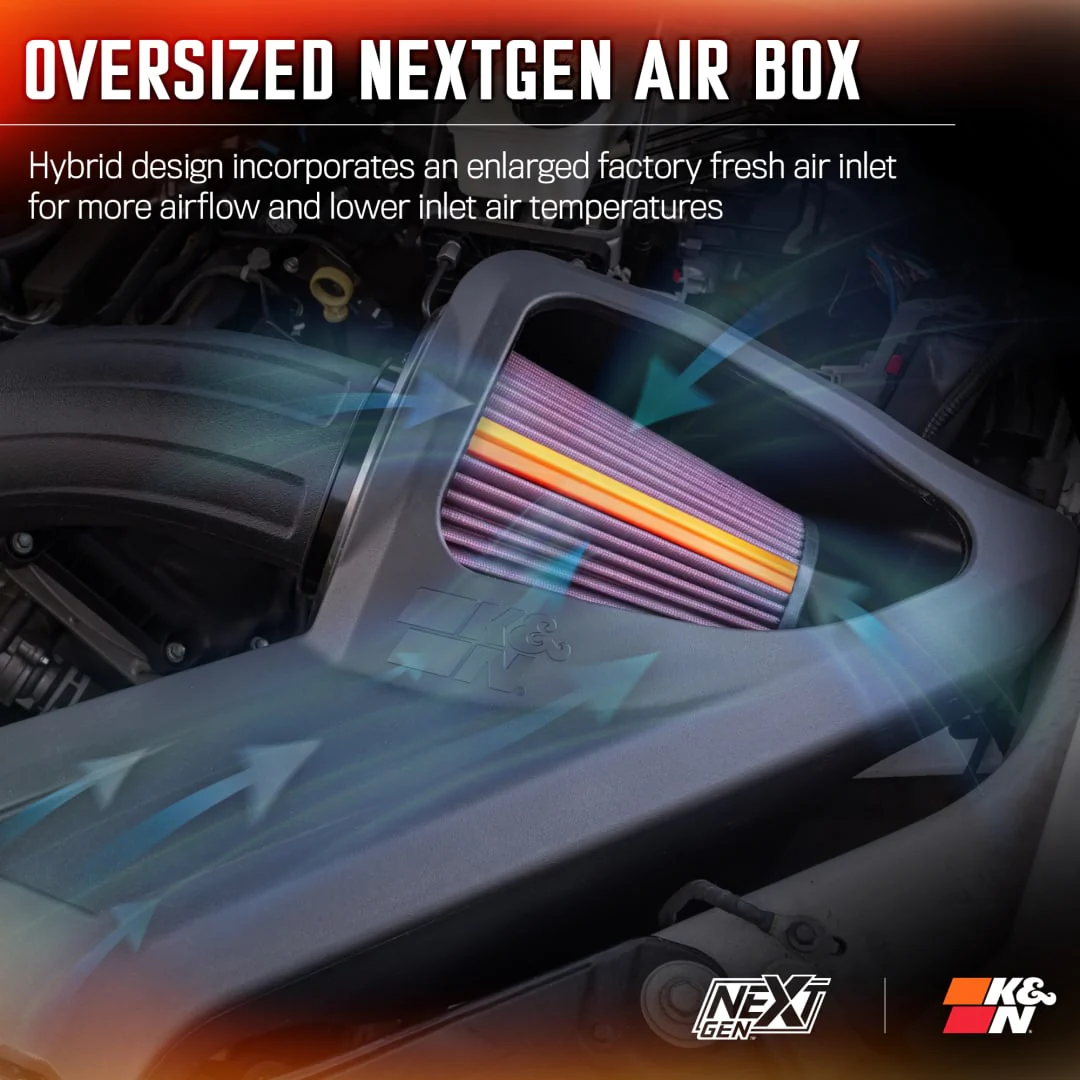 K&N NextGen Cold Air Intake Ford F150 5.0L V8 (2020-2025) 50 Series GEN3 - 50-2591 - Image 4