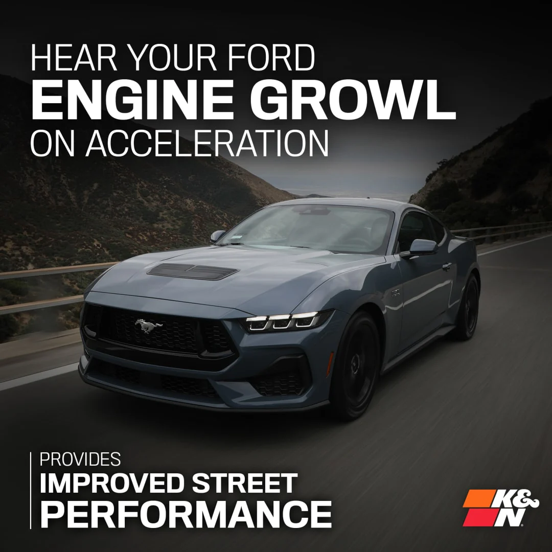 K&N Cold Air Intake Ford Mustang GT S650 5.0L V8 (2024-2026) [Air Charger Kit] 63-2626 - Image 8