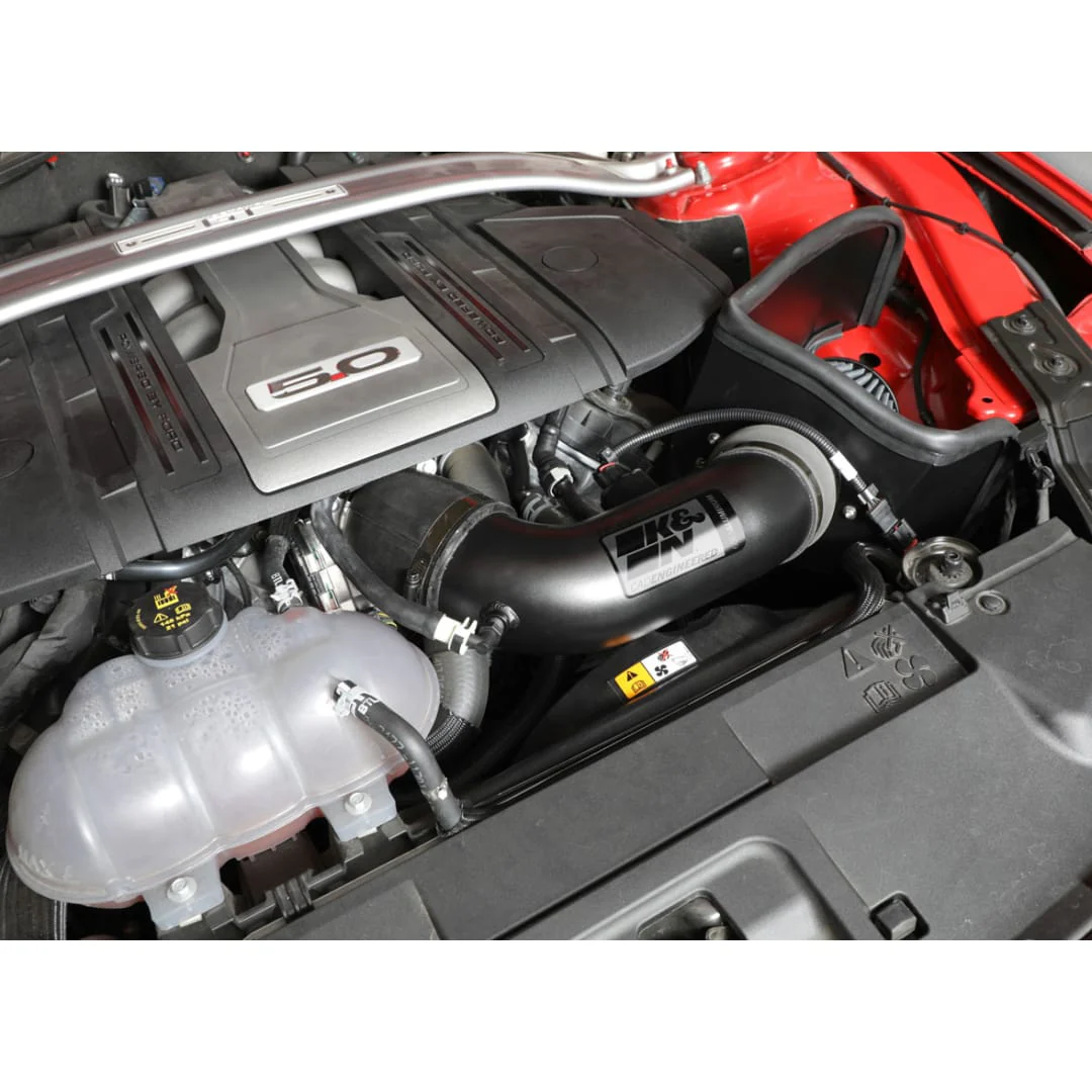 K&N Cold Air Intake Ford Mustang GT S550 5.0L V8 (2018-2023) [Blackhawk Series] 71-3540 - Image 5