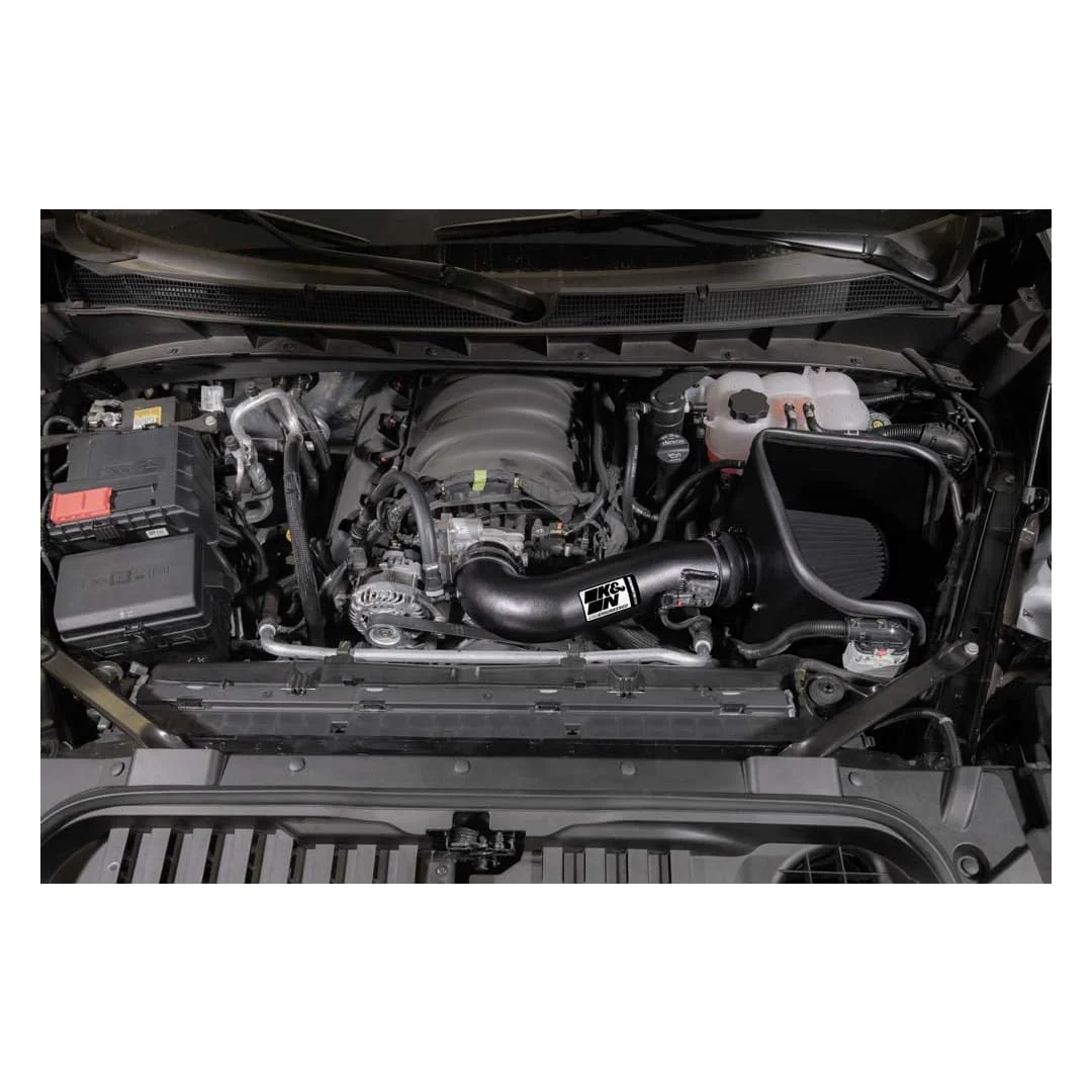 K&N Cold Air Intake Chevy Suburban 5.3L / 6.2L V8 (2021-2023) [Blackhawk Series] 71-3110 - Image 6