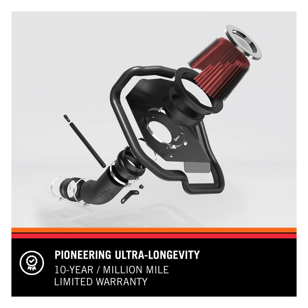 K&N Cold Air Intake Jeep Grand Wagoneer 6.4L V8 (2022-2023) [Air Charger Kit] 63-1590 - Image 6