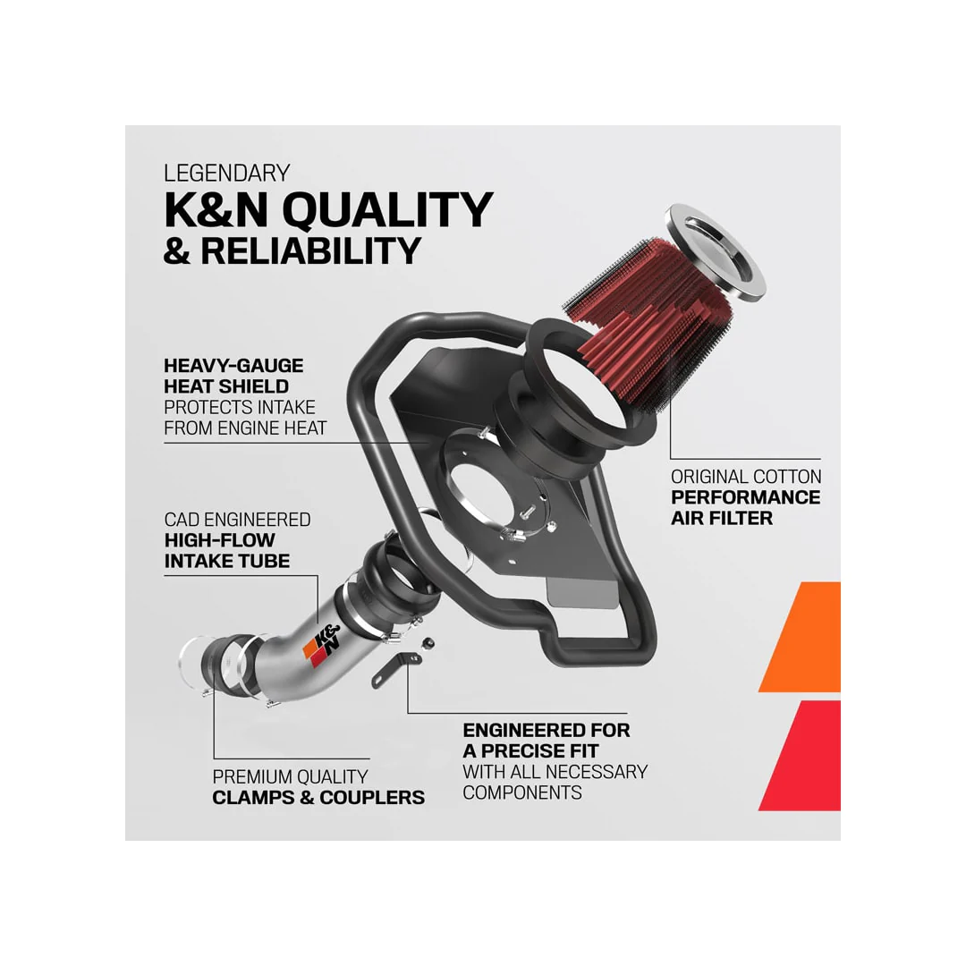 K&N Cold Air Intake Toyota Camry 2.5L (2012-2017) [Typhoon Kit] 69-8620TTK - Image 7