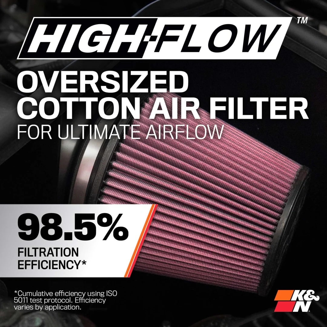 K&N Cold Air Intake Toyota Tacoma 3.5L V6 (2016-2023) [77 Series] 77-9039KP - Image 6