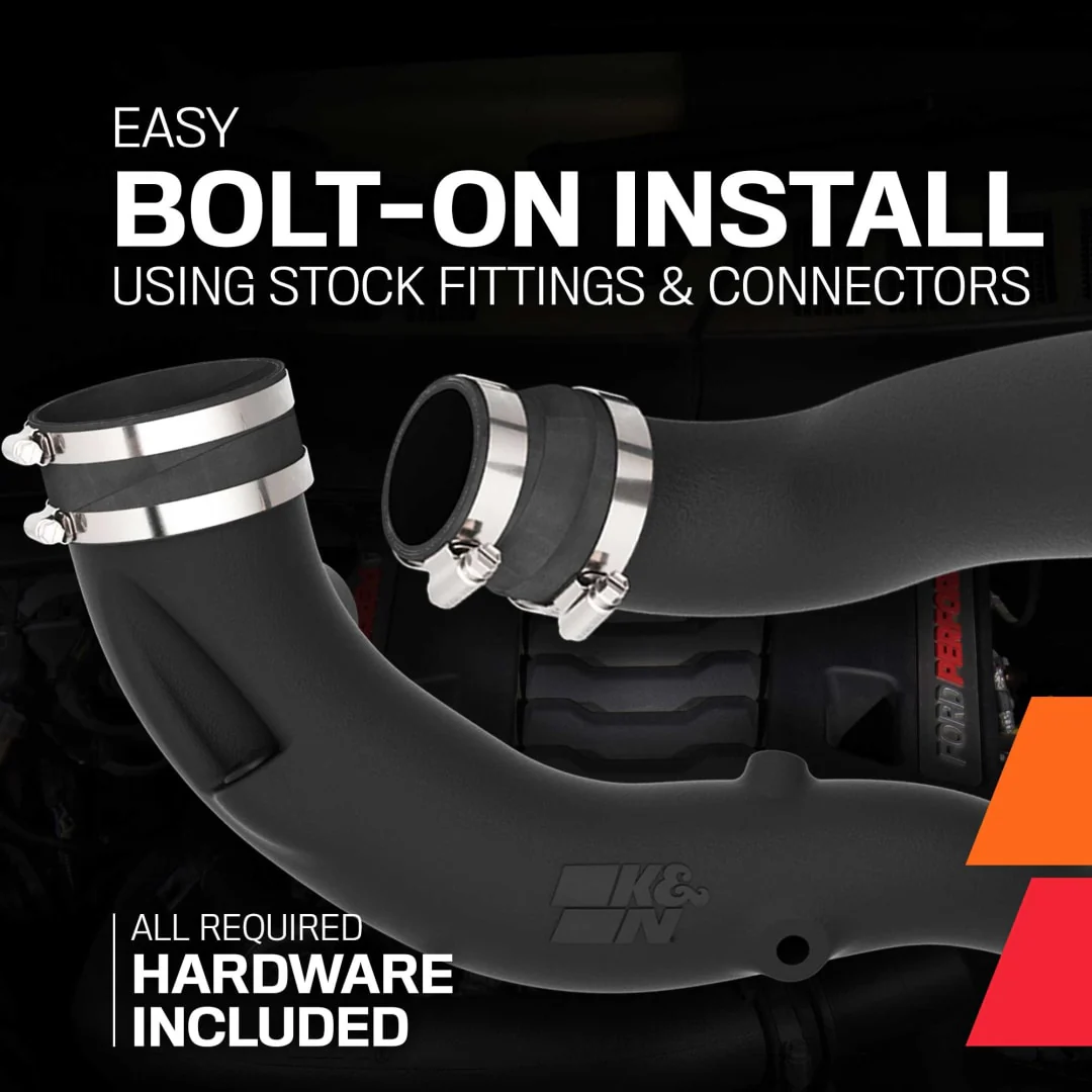 K&N Inlet Pipes Ford F150 / F150 Raptor 3.5L V6 (2017-2020) [Air Charger Kit] 63-2623 - Image 2