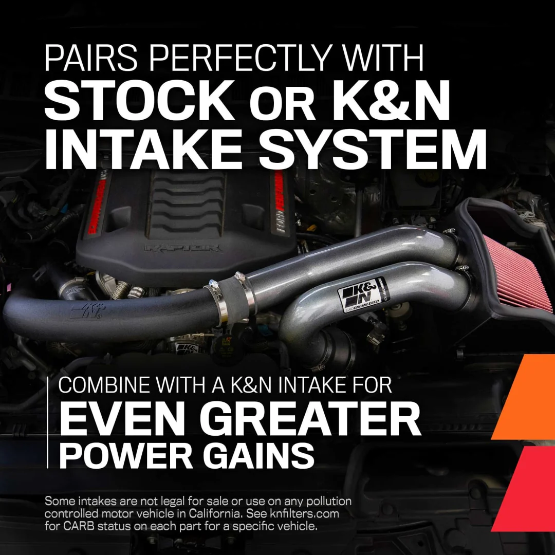 K&N Inlet Pipes Ford F150 / F150 Raptor 3.5L V6 (2017-2020) [Air Charger Kit] 63-2623 - Image 5