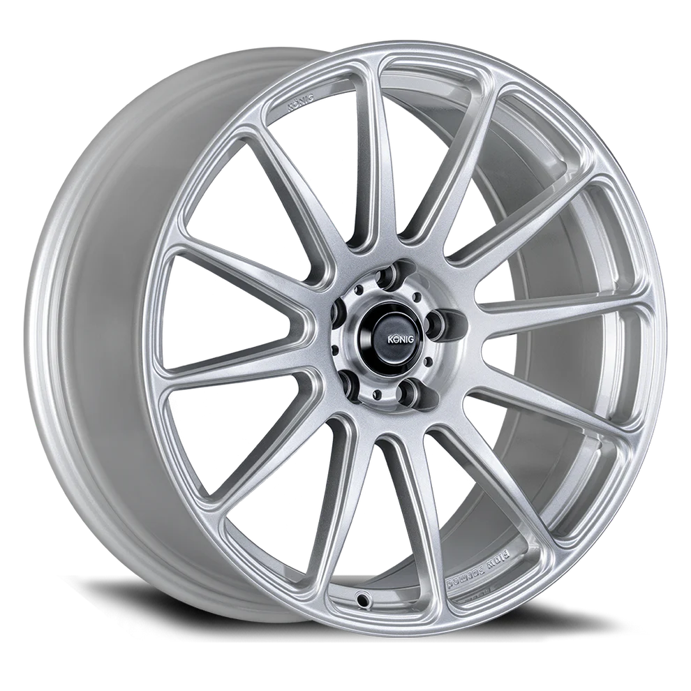 Konig Aeris Flow Formed Wheels 17x8 | 5X108 , 5X112 , 5X114.3 , 5X120 | Steel Silver