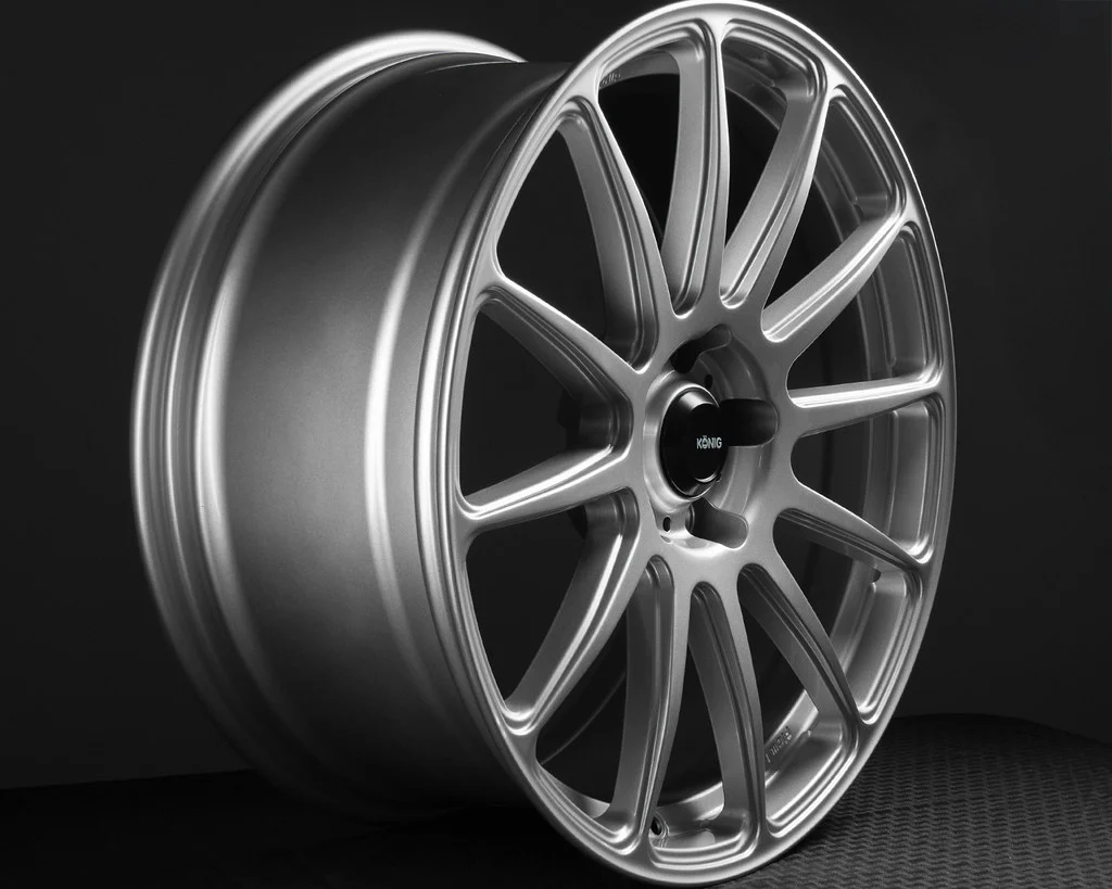 Konig Aeris Flow Formed Wheels 17x8 | 5X108 , 5X112 , 5X114.3 , 5X120 | Steel Silver - Image 13